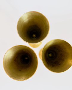 Vintage Nickel-Plated Brass <b>Wine</b> <b>Goblet</b> Unique Home Bar Wedding & Party Decor Similar to Beer glass Gift Idea - Product Image 6