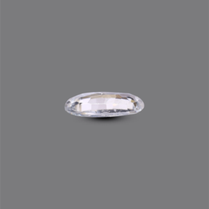 Emerald Cut 4.05 Carat Certified Natural White Zircon Loose Gemstone for Fine Jewelry - Product Image 3