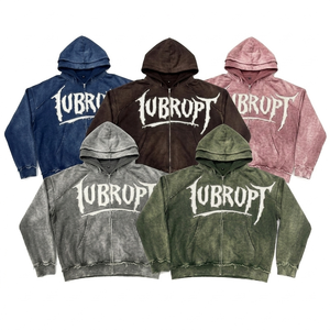 Sudadera con Capucha Negra Desgastada Personalizada de Micah Corporation, Unisex, 100% Algodón, Sudadera Gráfica de Invierno, Chaqueta con Capucha - Product Image 2