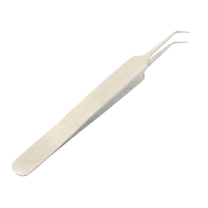 Pinzas de Precisión para Pestañas de Acero Inoxidable con Punta Suave, Herramienta de Maquillaje Cosmético - Product Image 3