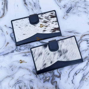 กระเป๋าสตางค์หนังวัวสำหรับผู้หญิงขนาดใหญ่กระเป๋าคลัทช์สไตล์ตะวันตกสำหรับฤดูใบไม้ผลิ/ฤดูร้อน - Product Image 1