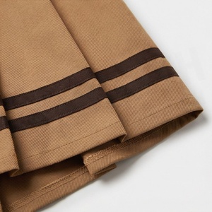 Jupe courte plissée pour femme, couleur unie, taille élastique, 100% polyester, confortable, style toutes saisons - Product Image 6