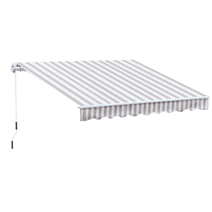 Tenda a Cassonetto Motorizzata in Lega di Alluminio, Larghezza Massima 4m, Proiezione Massima 6m, Protezione dalla Pioggia, Illuminazione LED, Finitura Rivestita - Product Image 2