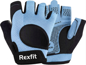ถุงมือออกกำลังกาย REXFIT SPORTS คุณภาพสูง แบบครึ่งนิ้ว สำหรับยกน้ำหนัก ป้องกันการลื่นด้วยซิลิโคน รับสั่งทำตามแบบ - Product Image 3