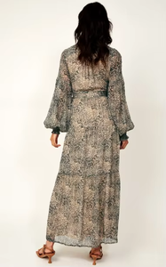 Nouvelle Robe Longue Décontractée d'Été à Col en V Imprimée Florale pour Femme, Taille Haute, Vêtements de Mode Féminine, Vente en Gros - Product Image 4