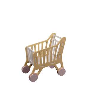 Carrito de Supermercado Hao Hung Long de Madera Contrachapada de Pino Americano - Duradero y Seguro con Bordes Lisos para Sala de Estar/Hogar - Product Image 2