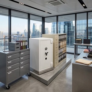 Office Corporate Fireproof <b>Safe</b> <b>Box</b> for Files Valuables Wholesale DX-200 - Product Image 1