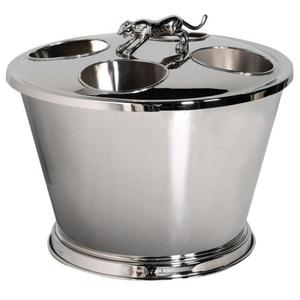 Round Silver Ice <b>Bucket</b> For Bar Parties Cooling Champagne Wine Chiller Customizable Designs Large Capacity Ice <b>Bucket</b> & Tub 2026 - Product Image 6