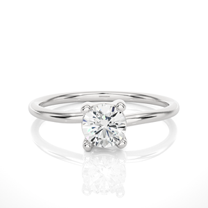 Elegant Design Round Cut in 18K Gold <b>Diamond</b> <b>Ring</b> Single Piece of <b>Diamond</b> Stone for Wedding & Engagement <b>Diamond</b> <b>Rings</b> - Product Image 1