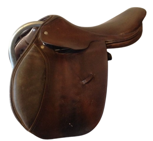 Silla de Montar Inglesa de Cuero Genuino, Hecha a Mano, Cómoda, Duradera, Ligera y Elegante, para Jinetes - Product Image 1