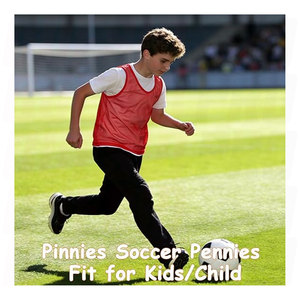 Pinnies Soccer Pennies Breathable Scrimmage Vests Lightweight Team Practice Jerseys for Soccer Basketball <b>Training</b> Quick Dry - Product Image 5
