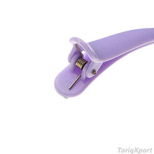 Meilleures ventes de pinces à cheveux pour femmes en plastique multi-usages antidérapantes avec options multicolores pour salon de beauté - Product Image 3