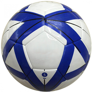 Classic Size 5 Blue White Training Design <b>Leather</b> from Size 5 <b>Football</b> Outdoor Sports Training Soccer Ball - Product Image 2