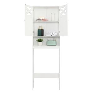 Mobile Bagno Moderno in Legno Massello con Doppia Anta e Design Salvaspazio - Product Image 6