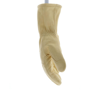 Gants de soudage TIG en cuir de chèvre renforcé avec doublure en Para Aramid, résistants à la chaleur, pour la lutte contre les incendies, la construction et le barbecue - Product Image 3