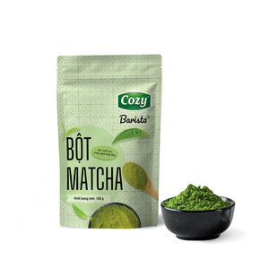 Fournisseur OEM de poudre de matcha de qualité barista, goût riche, emballage de poudre de matcha 100g 200g 500 sachets, boîte de matcha personnalisable - Product Image 1