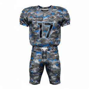 Custom American Football Uniform Sublimation Printed Team Sportswear Breathable Quick Dry Fabric For High <b>School</b> Teams - Product Image 1