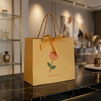 Sac en papier rigide fait main 2026, vente chaude, réutilisable, imprimé sur mesure, emballage épais pour montres, pour chaîne de magasins aux États-Unis
