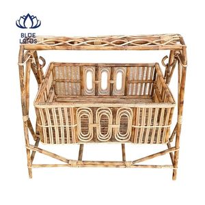 PREMIUM QUALITY 2026 Rattan Baby Cradle Strong Safe <b>Frame</b> for Stable Sleeping and Gentle <b>Swing</b> for Soothing Baby - Product Image 4