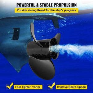 Per Volvo Penta SX Drive tutti i modelli 19 scanalature denti RH 3 pale 14 \ "X 23 \" Pitch alluminio elica fuoribordo Marine - Product Image 3