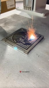 Triumph 30w Fiber Laser Marking deep <b>Engraving</b> <b>Machine</b> Metal polymers Parts Marker Engraver Rotary jewellery Silver Cutting - Product Image 5