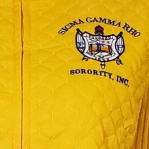 Veste Sigma Gamma Rho SGRHO personnalisée pour femme, veste zippée légère et décontractée pour sororité grecque, vêtements d'équipe universitaires personnalisés - Product Image 4