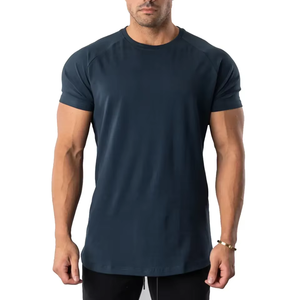 T-shirt de fitness tendance pour hommes, séchage rapide, construction flexible, vêtements d'entraînement de gym, couleurs et tailles personnalisées, fabricant OEM - Product Image 1