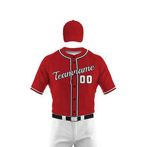 Conjunto de Uniforme de Béisbol de Alto Rendimiento, Jersey Personalizado de Secado Rápido y Tela Transpirable, Ropa Deportiva al Por Mayor para Jugadores de Béisbol - Product Image 4