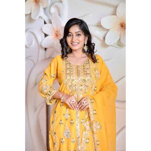 Designer Women's Party Wear <b>Top</b> and Beautiful Dupatta Set - Product Image 3