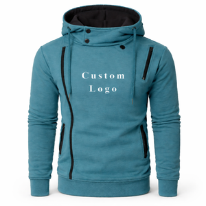 Sweat-shirt à capuche personnalisé pour homme, finition délavée vintage, couleur unie, streetwear décontracté d'hiver, vente en gros, fabricant OEM - Product Image 5