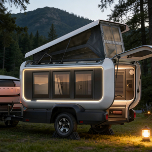Autocaravana Personalizable, Remolque para Campamento, Caravana Móvil, Unidad de Viaje con Cocina, Baño y Espacio para Dormir, para Uso en Viajes - Product Image 3