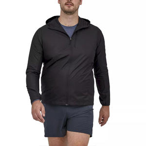 Chaqueta cortavientos al por mayor para hombre, impresión de logotipo personalizado, regalo promocional, chaqueta con capucha a prueba de viento, precio de fábrica para hombre - Product Image 4