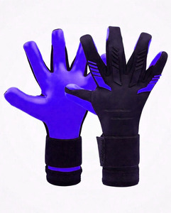 Gants de gardien de but de football personnalisés à haute adhérence, paume en latex allemand professionnel, protection des doigts pour entraînement et matchs, OEM - Product Image 3