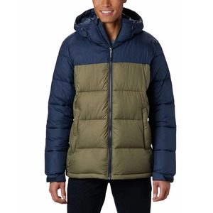 Custom made men's puffer <b>jacket</b> with custom stitching and water-resistant finish offered as a premium down men's <b>jackets</b> - Product Image 1