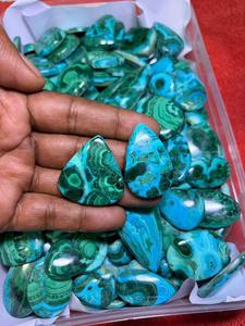 Hot Selling Chrysocolla Malachite Cabochon Wholesale Lot of Healing Chrysocolla Malachite Loose Gemstone - Product Image 2