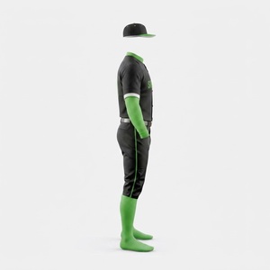 Conjuntos de Uniformes de Béisbol OME Service, Uniformes de Softbol de Color Sólido, Kits Completos, Paquete de Uniformes de Béisbol para Clubes, Talla Adulto - Product Image 2