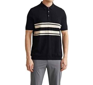 Polo esthétique à imprimé intégral en microfibre respirante, confortable pour l'été, avec impression par sublimation - Product Image 1