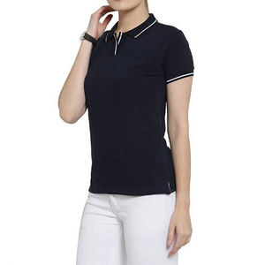 Camiseta Polo para Mujer, Nueva Moda, Precio Económico, Transpirable, con Logotipo/Colores Personalizados, Camiseta Polo Ligera de Tendencia - Product Image 3