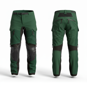 Pantalones de Motociclismo Impermeables de Alto Rendimiento, Pantalones de Motociclista Protectores, Resistentes al Viento, Transpirables, con Armadura, para Motocross - Product Image 2