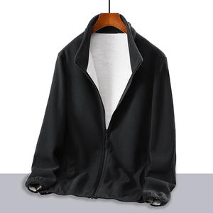 Vestes d'hiver pour hommes en polaire polyester de haute qualité, vestes de randonnée personnalisées de haute qualité pour femmes et vêtements décontractés avec poches latérales - Product Image 1