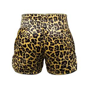 Pantalones Cortos de Muay Thai para Hombre, Satinados, de Color Sólido, Cintura Elástica, para Entrenamiento en Gimnasio, Kickboxing, Ligeros, Coloridos - Product Image 3