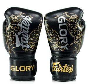 ถุงมือชกมวย Fairtex หนังแท้แบบเต็มนิ้ว ระบายความชื้นได้ดี สำหรับการฝึกซ้อม พร้อมปักโลโก้ตามสั่ง - Product Image 4