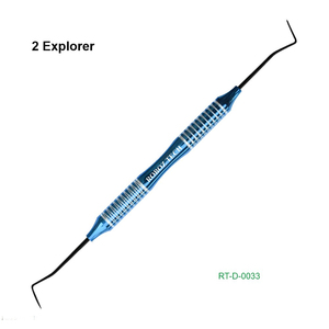 Explorer dentaire manuel ergonomique à une extrémité, en acier inoxydable, certifié CE par Roboz Tech Pakistan - Product Image 2