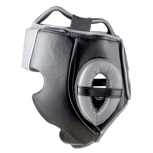 อุปกรณ์ป้องกันศีรษะสำหรับชกมวย PU สีดำ ขอบสีแดง ทนทาน เหมาะสำหรับการฝึกซ้อมมวยและเทควันโด (ใช้ได้ในฤดูหนาว) - Product Image 3