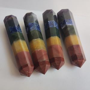 Tour de cristal des sept chakras en gros, obélisque, baguette, tour de pierres précieuses de guérison 7 chakras pour la méditation, le Reiki et l'équilibrage énergétique - Product Image 6