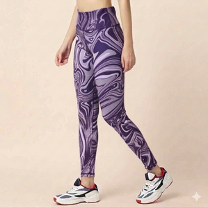 Leggings de Punto Sólido con Estampado Personalizado para Mujer, de Alta Calidad, Transpirables, para Fitness, Running, Yoga, Casuales, Nuevos, al por Mayor - Product Image 5