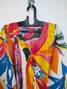 Robe kaftan indienne faite à la main, colorée, pour les festivals, légère, style bohème, parfaite pour la plage - Product Image 3