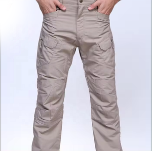 Men's Casual <b>Tactical</b> Cargo <b>Pants</b> Mid Waist Multi-Pocket <b>Waterproof</b> Breathable Quick-Dry Ripstop Polyester/Cotton Lightweight - Product Image 4
