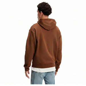 Sudadera con Capucha Unisex de Alta Calidad OEM, Diseño con Estampado 3D en Relieve, Algodón Grueso, Sudadera con Capucha Extra Grande para Hombre - Product Image 2