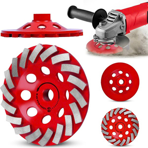 Disque de découpe diamanté rouge 125 mm pour meuleuse d'angle électrique filaire, outil de polissage et de meulage polyvalent de qualité DIY - Product Image 1